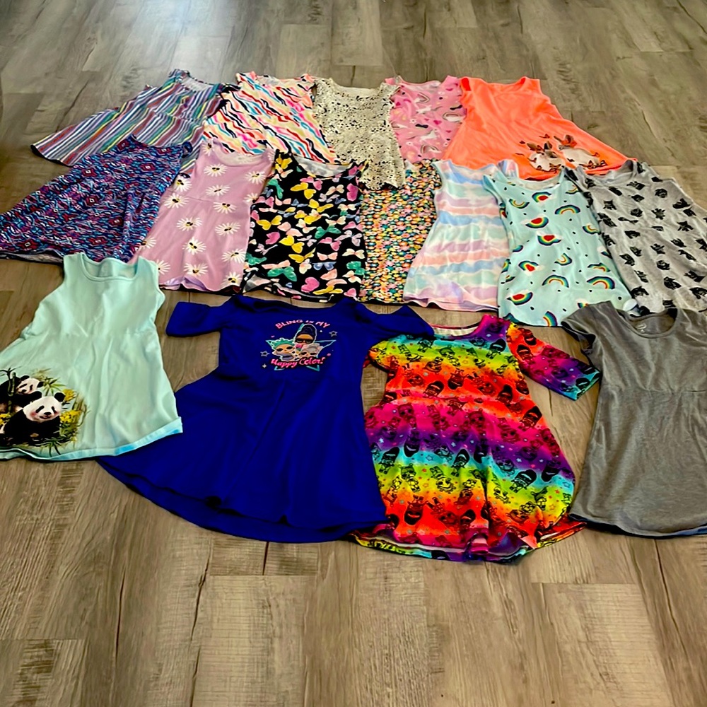 Girls 7/8 dress lot!